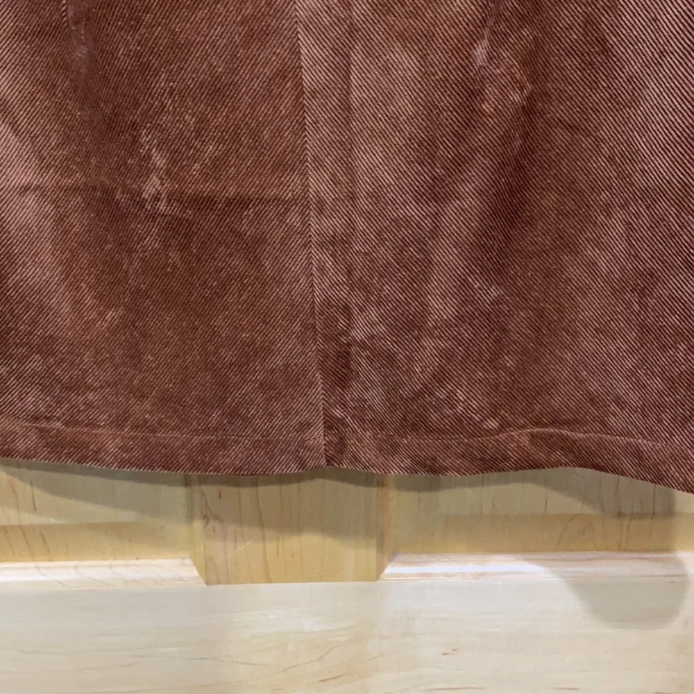 Shein brown corduroy belted skirt size S